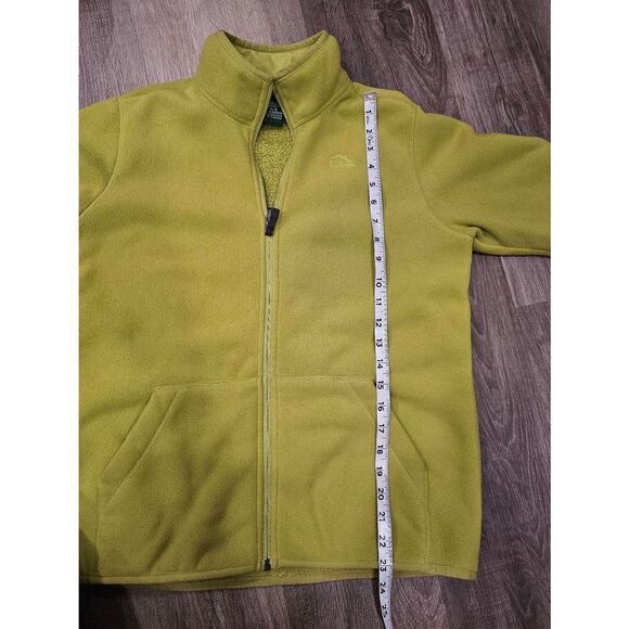 L.l.bean Youth Size XL 18 age zip up Jacket Fleece green - Picture 6 of 12